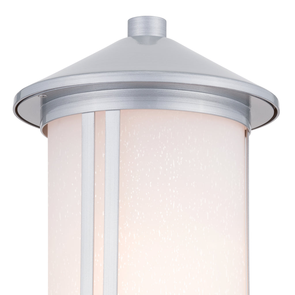 KICHLER 59101BA Lombard Outdoor Post Lantern - Brushed Aluminum