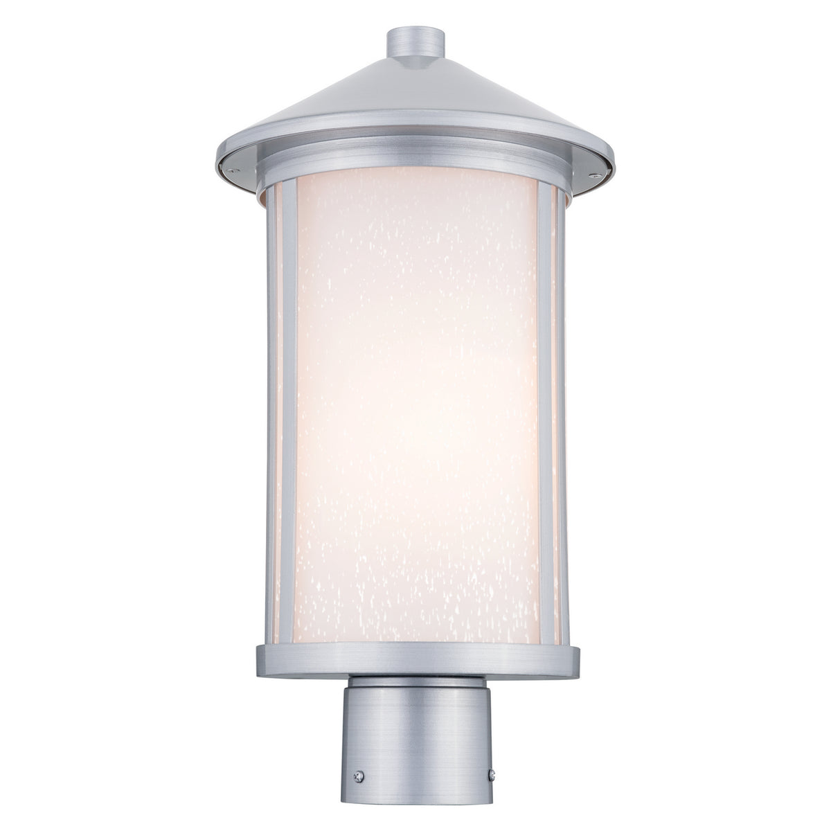 KICHLER 59101BA Lombard Outdoor Post Lantern - Brushed Aluminum