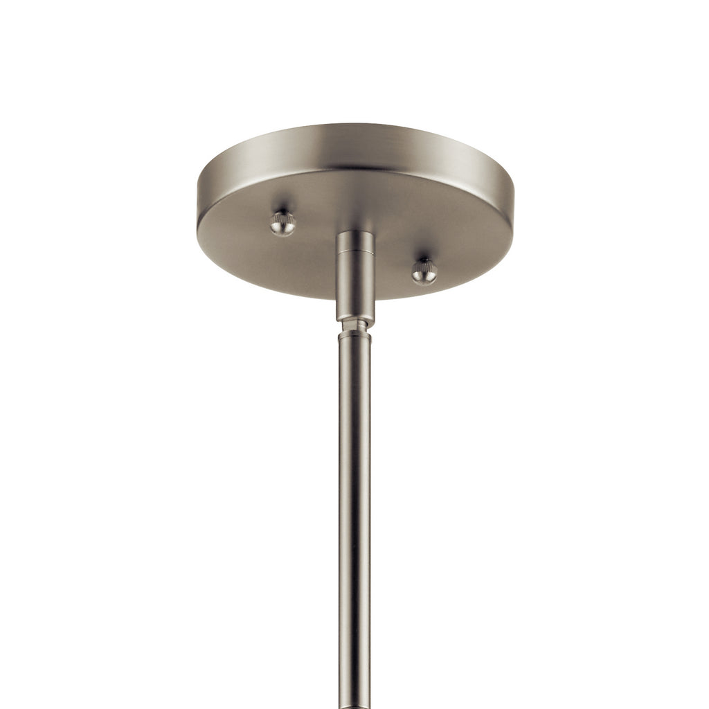 KICHLER 44380NICS Valserrano 7.75" 1 Light Mini Pendant Brushed Nickel