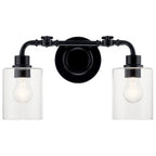 KICHLER 45665BK Gunnison 17" 2 Light Vanity Light Chrome