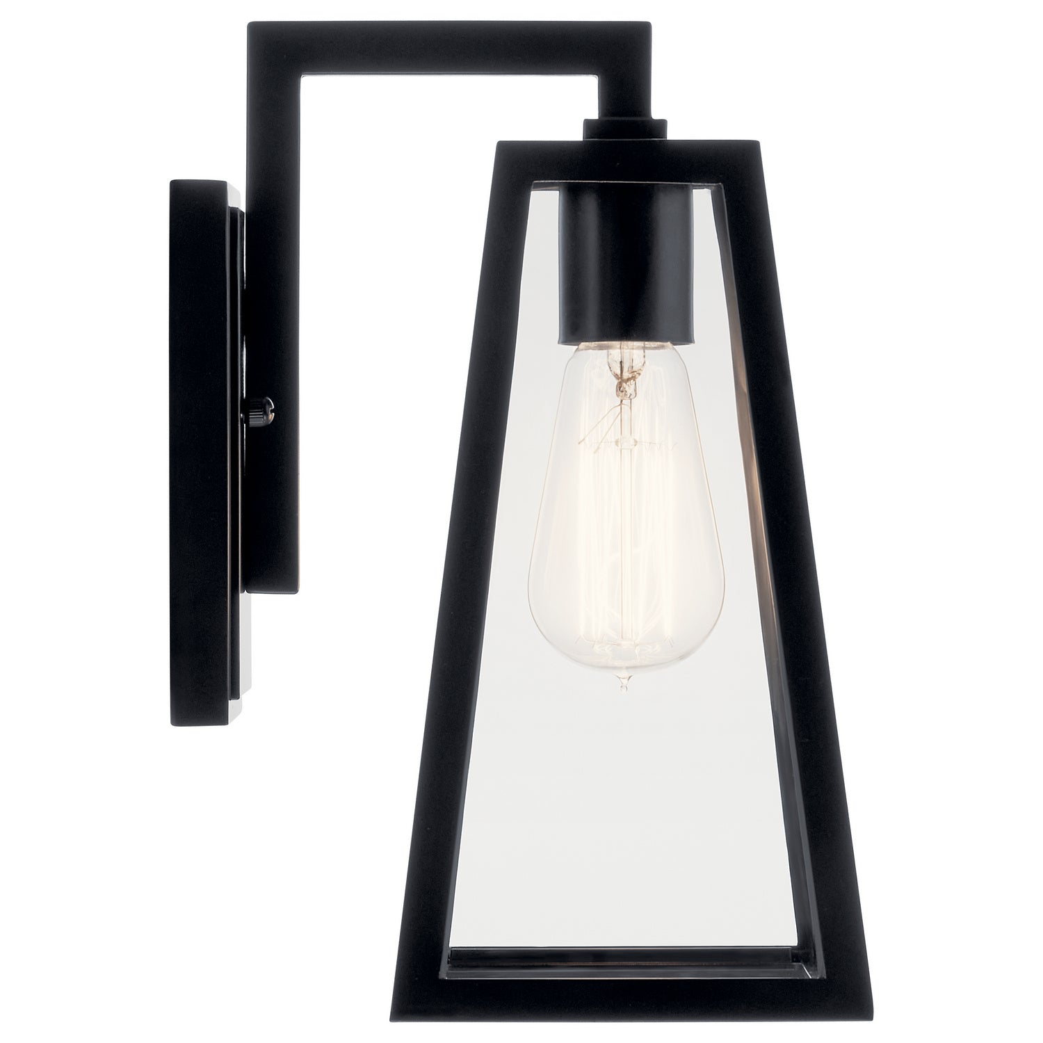 KICHLER 49330BK Delison 11.5" 1 Light Wall Light Rubbed Bronze