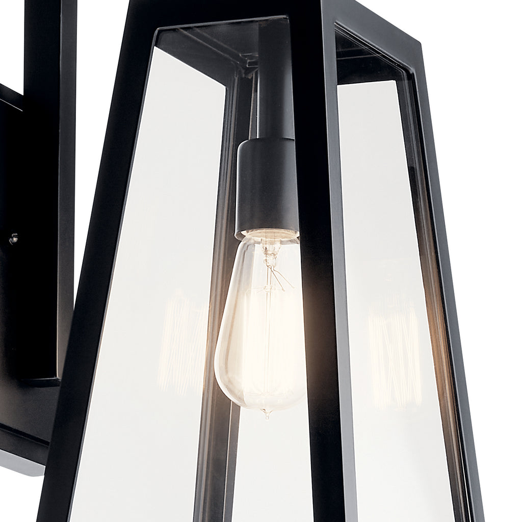 KICHLER 49332BK Delison 16.75" 1 Light Wall Light Rubbed Bronze