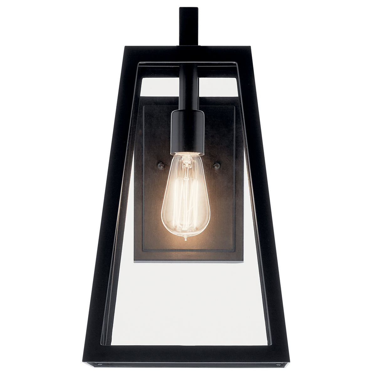 KICHLER 49332BK Delison 16.75" 1 Light Wall Light Rubbed Bronze