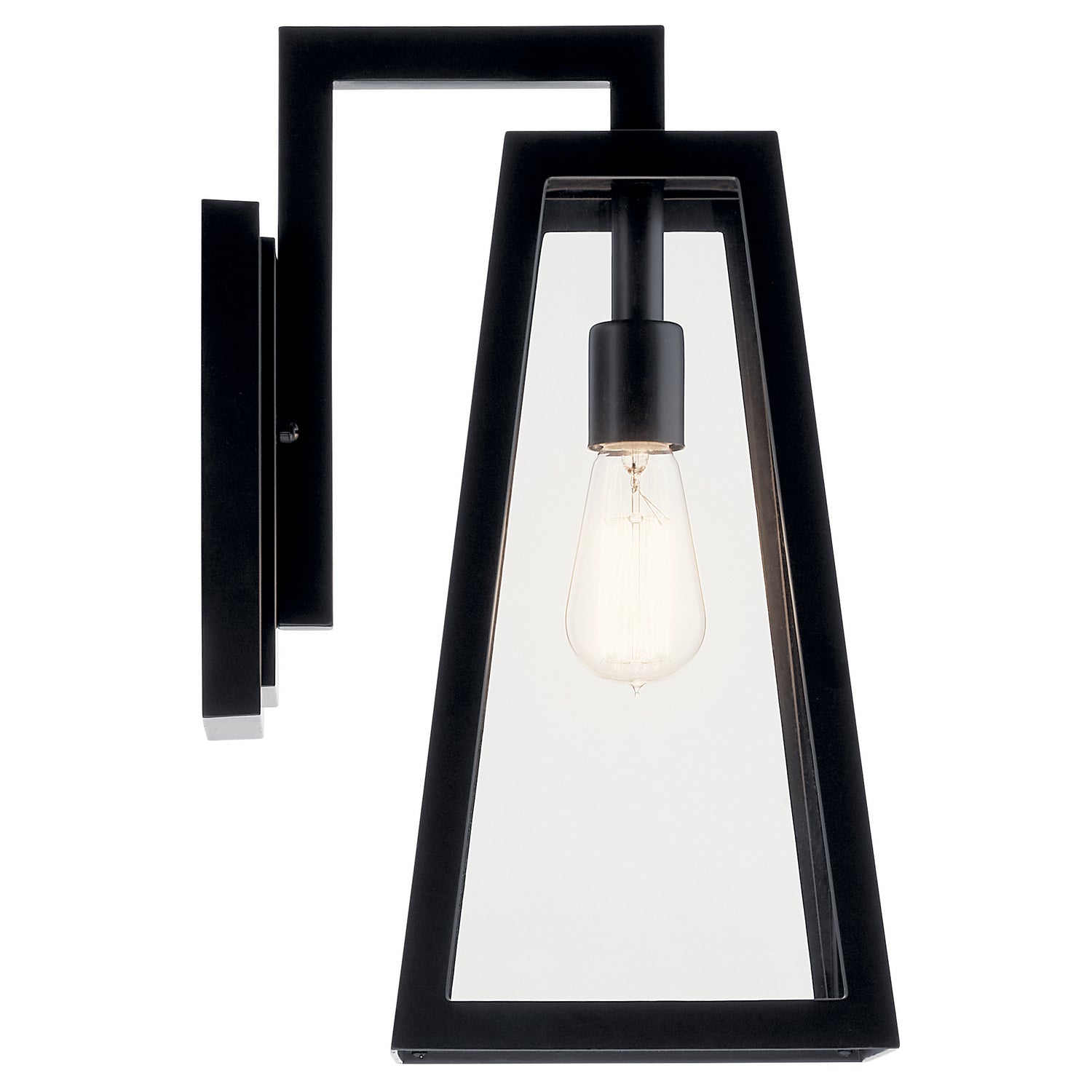 KICHLER 49332BK Delison 16.75" 1 Light Wall Light Rubbed Bronze