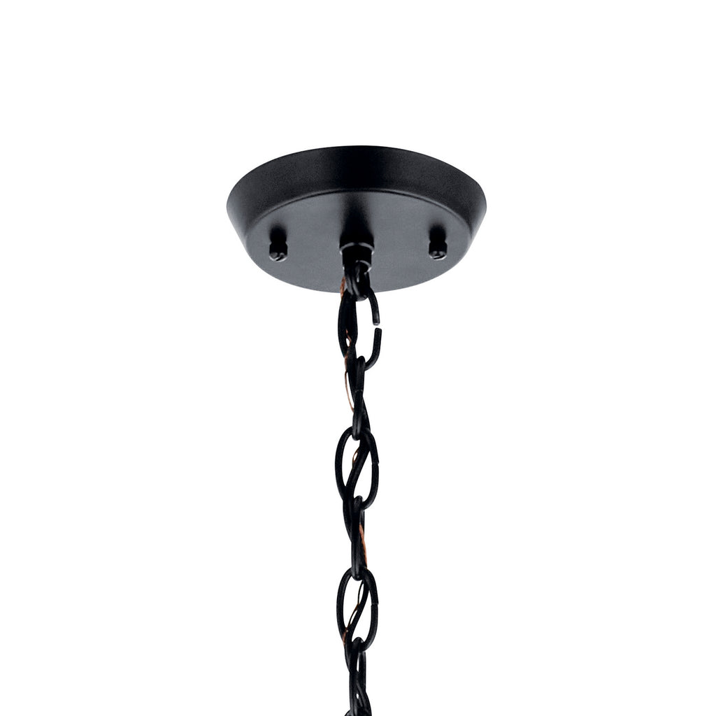KICHLER 52383BK Kennewick 3 Light Chandelier Brushed Nickel