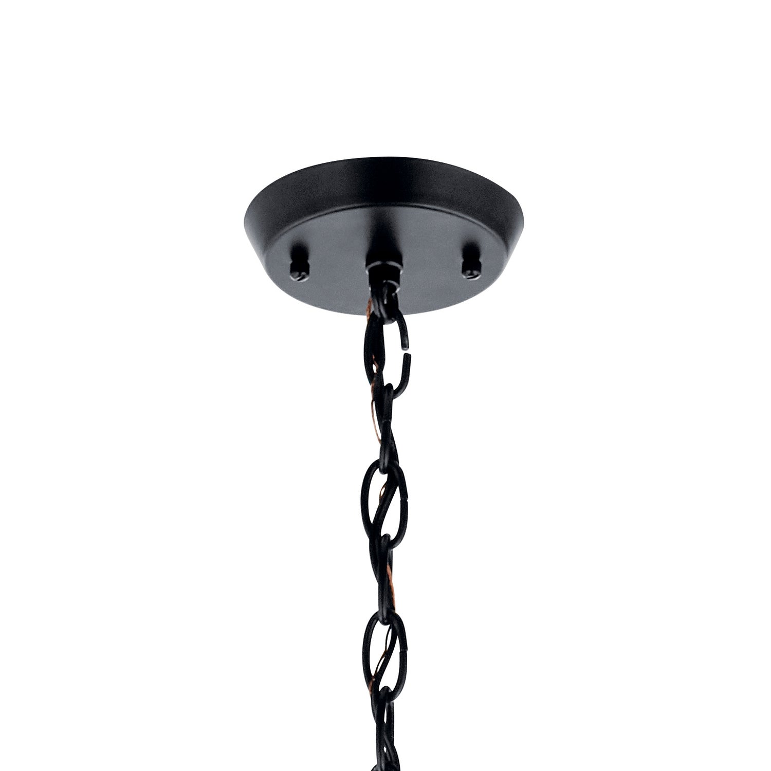 KICHLER 52383BK Kennewick 3 Light Chandelier Brushed Nickel