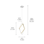 ELAN 84310WH Darski LED Pendant - White