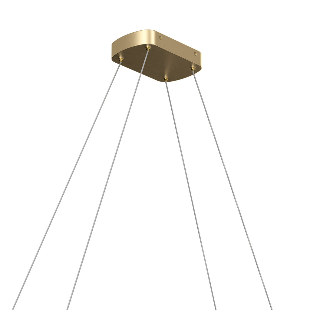ELAN 84312CG Koloa LED Ring Chandelier - Champagne Gold