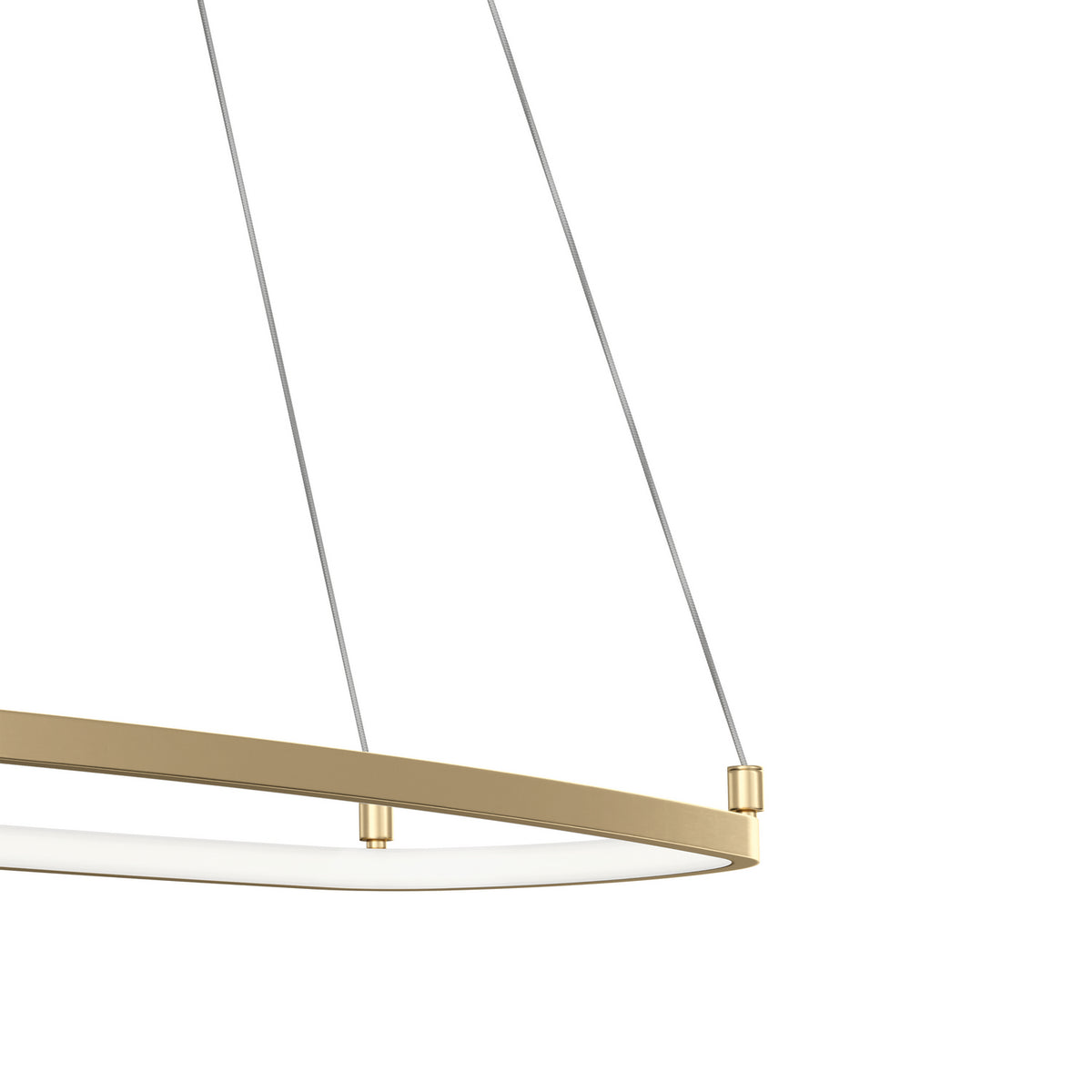 ELAN 84312CG Koloa LED Ring Chandelier - Champagne Gold