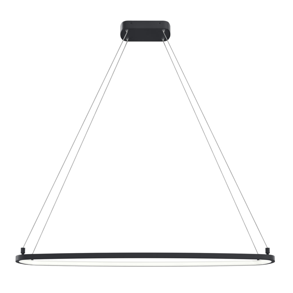 ELAN 84312MBK Koloa LED Ring Chandelier - Matte Black