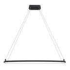 ELAN 84312MBK Koloa LED Ring Chandelier - Matte Black