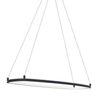 ELAN 84312MBK Koloa LED Ring Chandelier - Matte Black