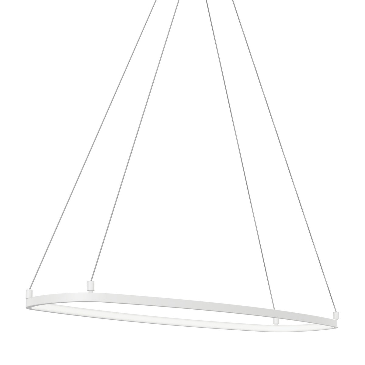 ELAN 84312WH Koloa LED Ring Chandelier - White