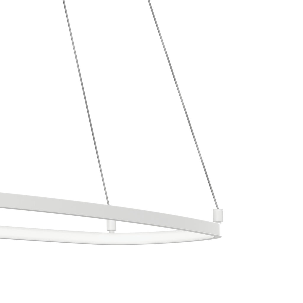 ELAN 84312WH Koloa LED Ring Chandelier - White