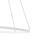 ELAN 84312WH Koloa LED Ring Chandelier - White