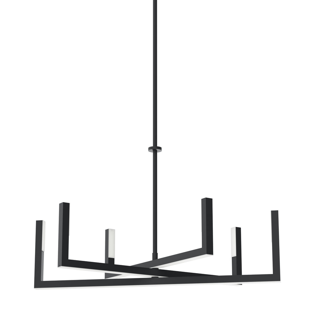 ELAN 84313MBK Priam LED Chandelier - Matte Black