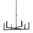 ELAN 84313MBK Priam LED Chandelier - Matte Black