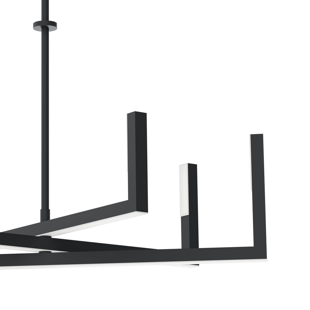 ELAN 84313MBK Priam LED Chandelier - Matte Black