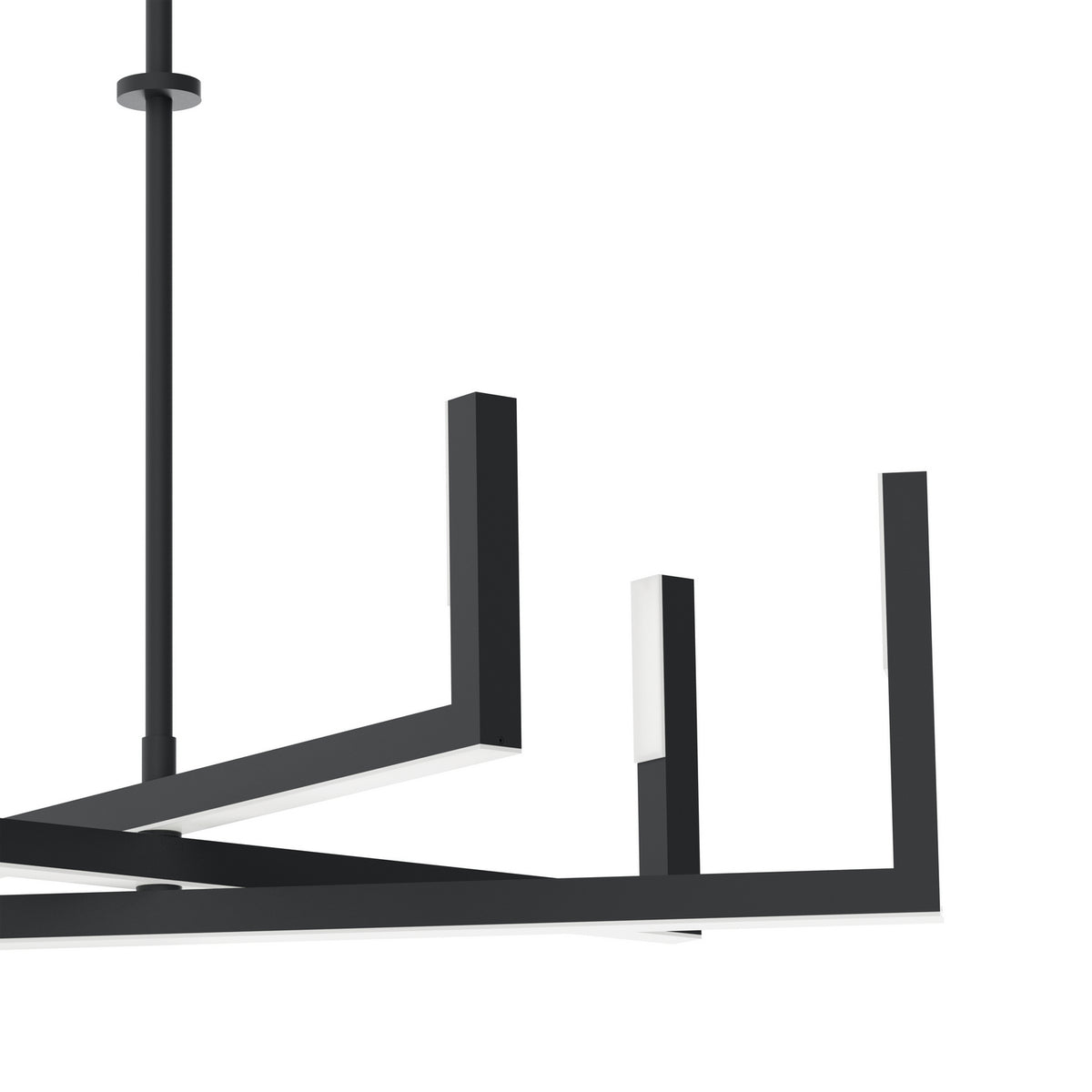 ELAN 84313MBK Priam LED Chandelier - Matte Black