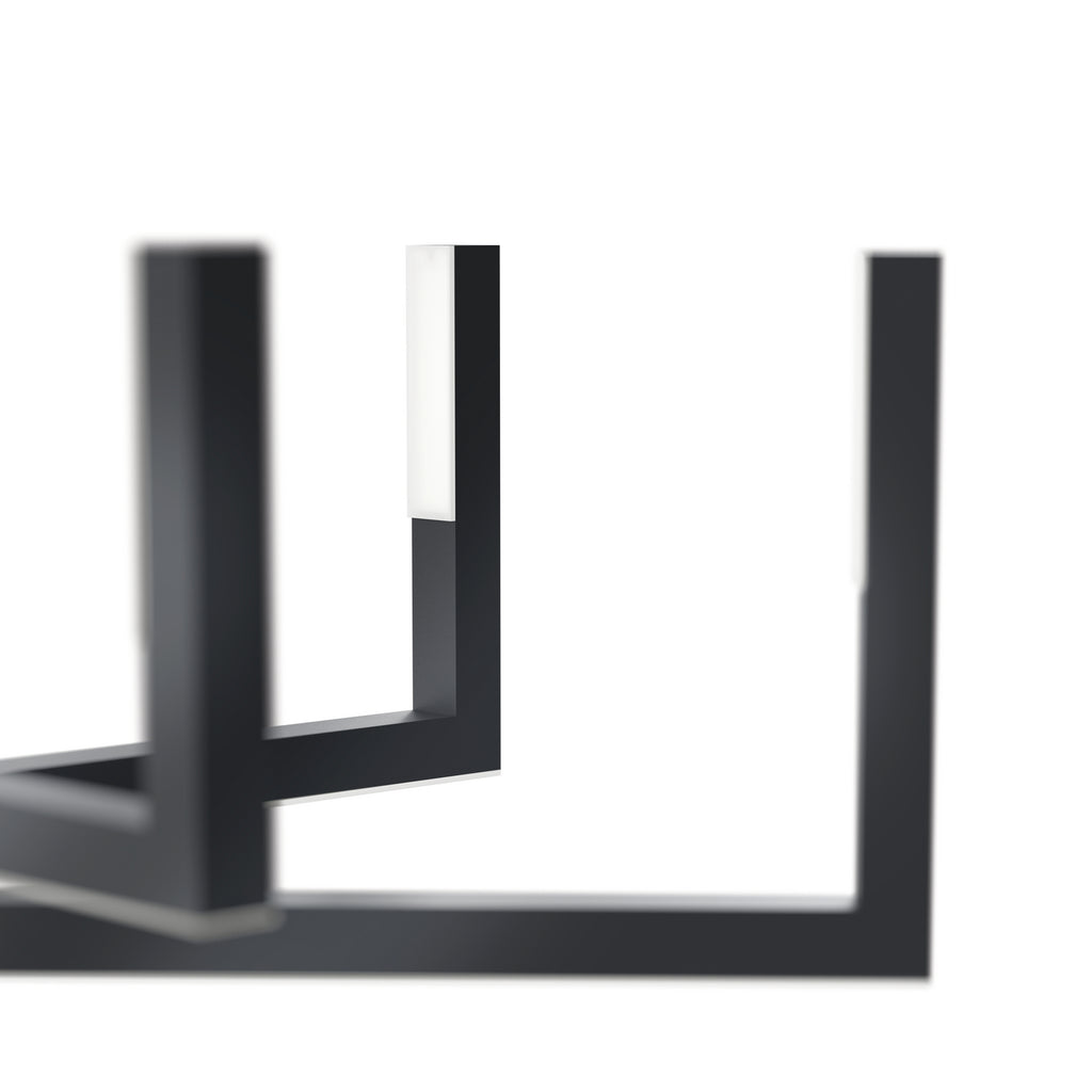 ELAN 84313MBK Priam LED Chandelier - Matte Black