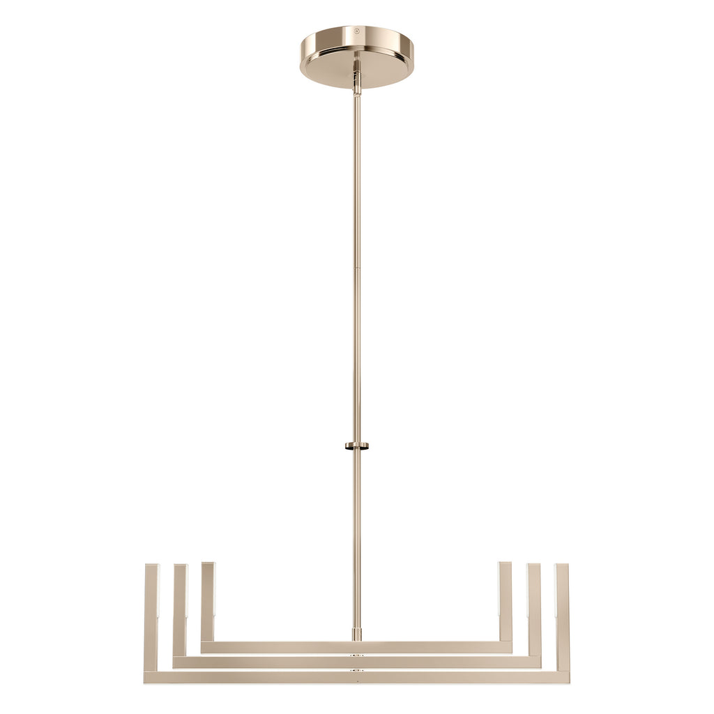 ELAN 84313PN Priam LED Chandelier - Polished Nickel