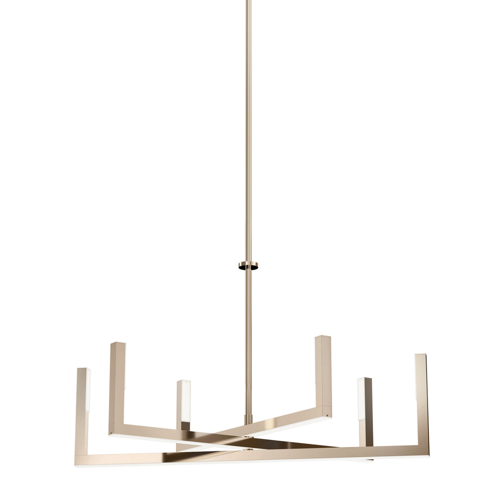 ELAN 84313PN Priam LED Chandelier - Polished Nickel