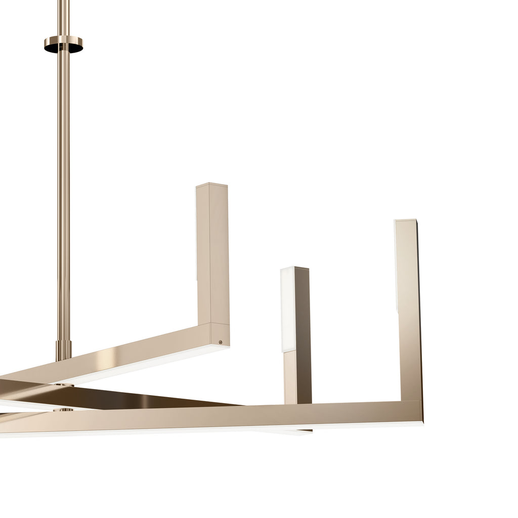 ELAN 84313PN Priam LED Chandelier - Polished Nickel