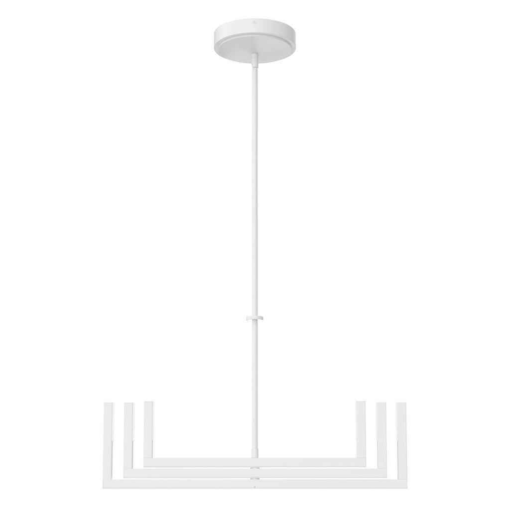 ELAN 84313WH Priam LED Chandelier - White