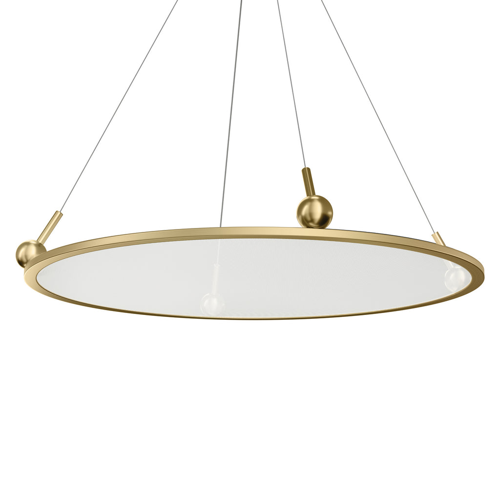 ELAN 84314CG Jovian Edgelit Chandelier - Champagne Gold