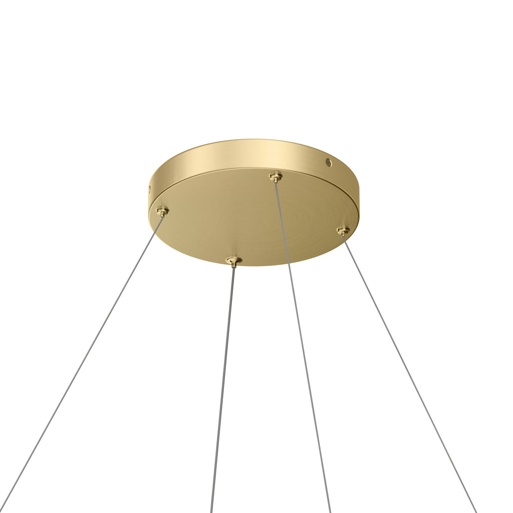 ELAN 84314CG Jovian Edgelit Chandelier - Champagne Gold