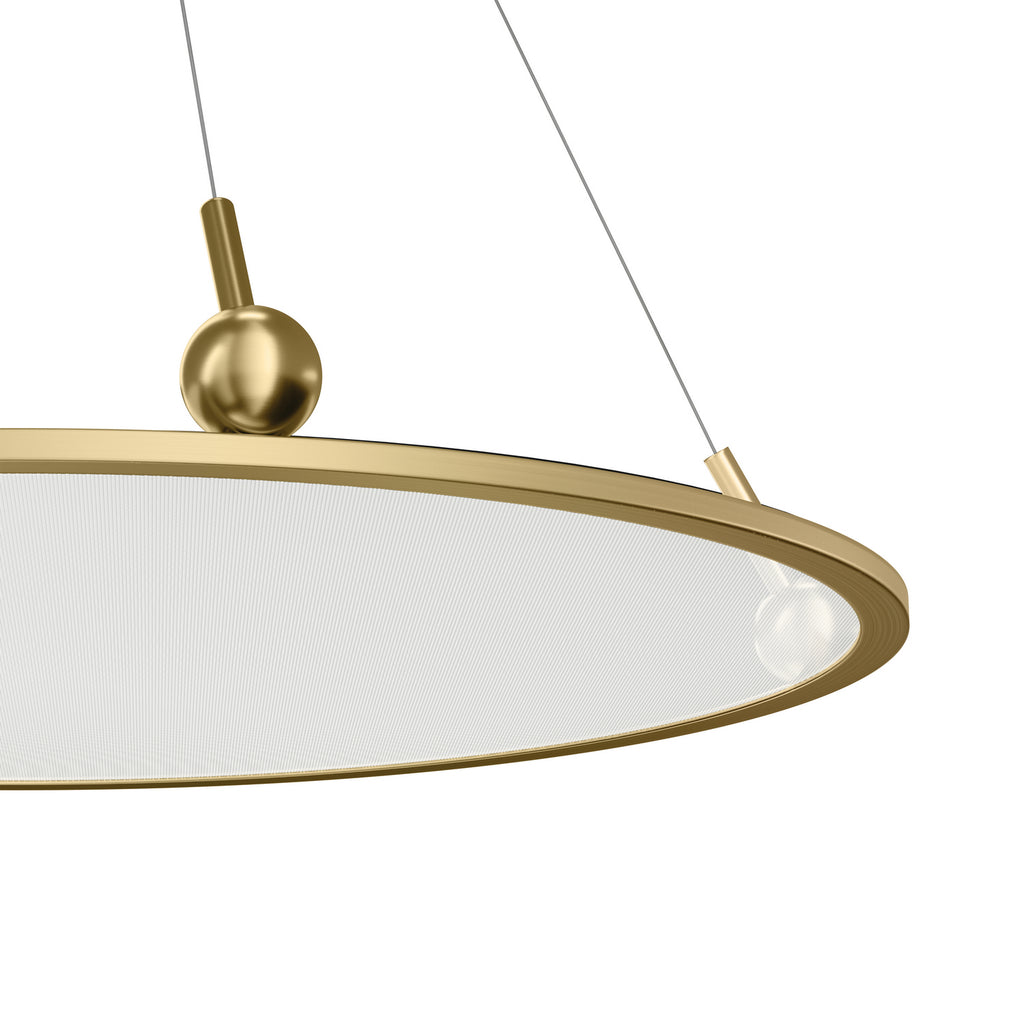 ELAN 84314CG Jovian Edgelit Chandelier - Champagne Gold