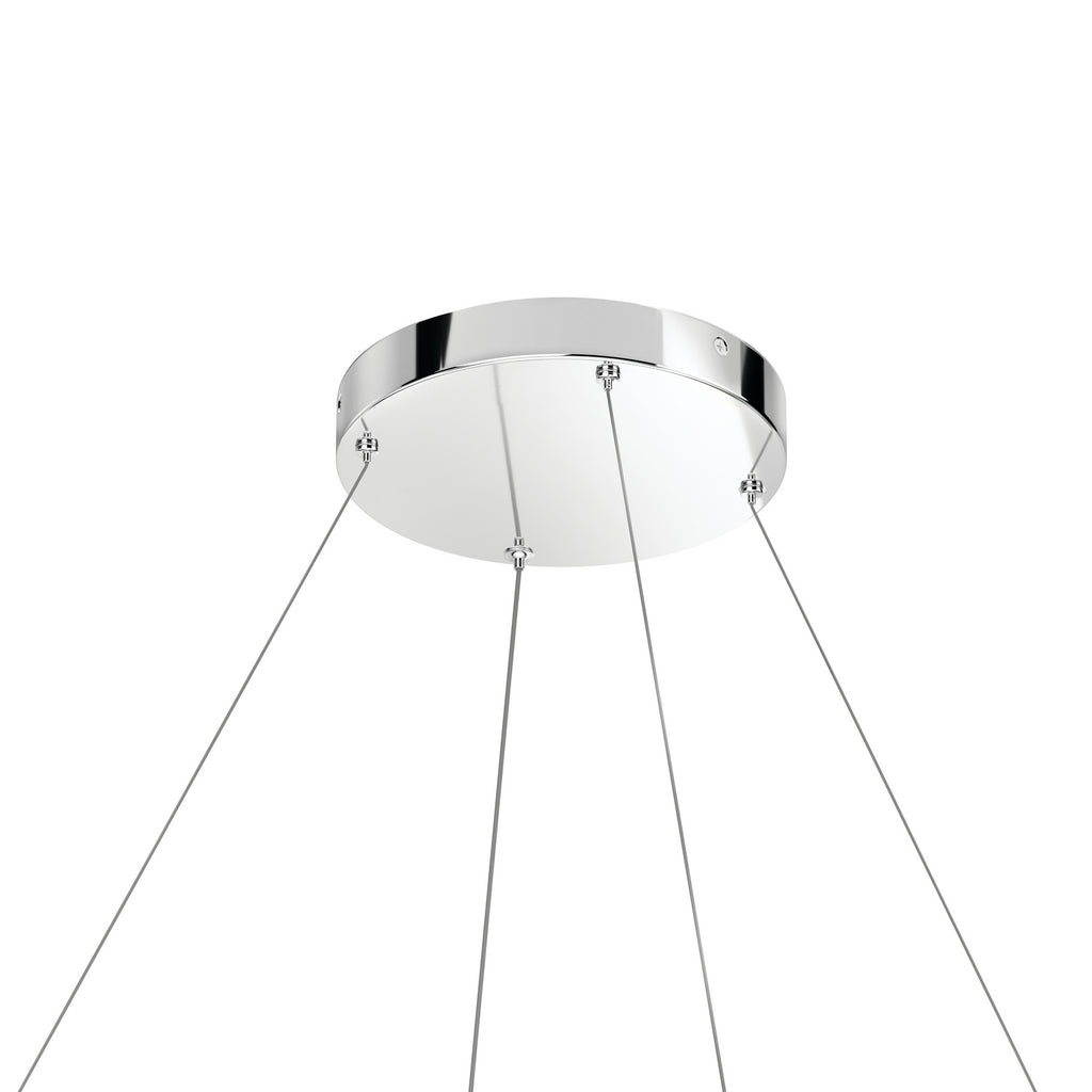 ELAN 84314CH Jovian Edgelit Chandelier - Chrome