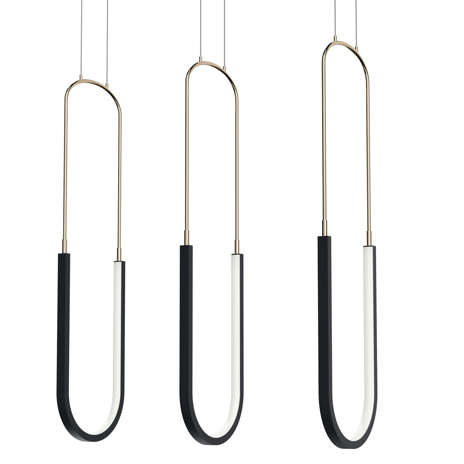 ELAN 84315MBK Wayan Linear Chandelier - Matte Black