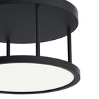 ELAN 84319MBK Lavi Semi-flush - Matte Black