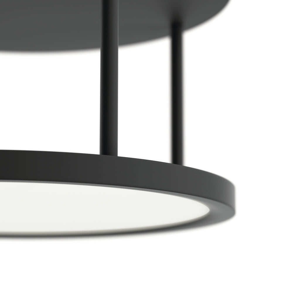ELAN 84319MBK Lavi Semi-flush - Matte Black