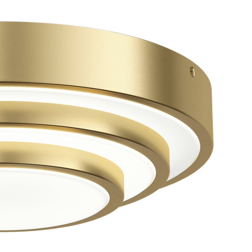ELAN 84320CG Dombard Flush Mount - Champagne Gold
