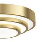 ELAN 84320CG Dombard Flush Mount - Champagne Gold