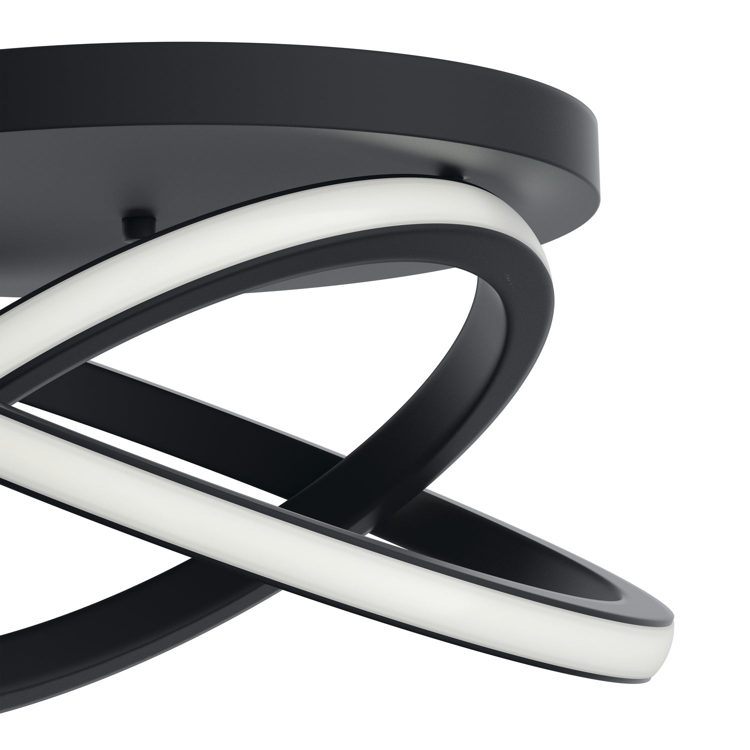 ELAN 84321MBK Caputo Flush Mount - Matte Black