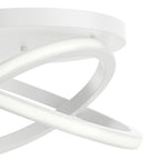 ELAN 84321WH Caputo Flush Mount - White