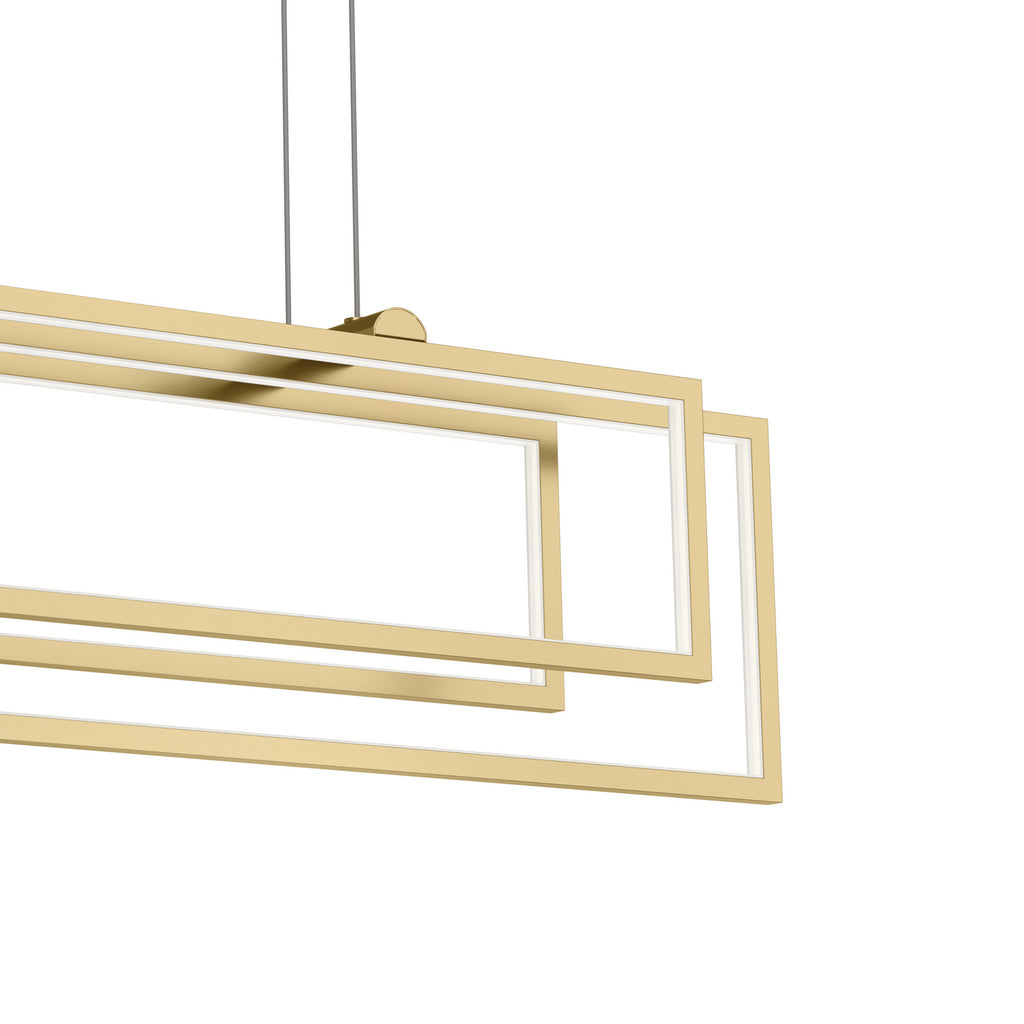 ELAN 84322CG Jestin Linear Chandelier - Champagne Gold