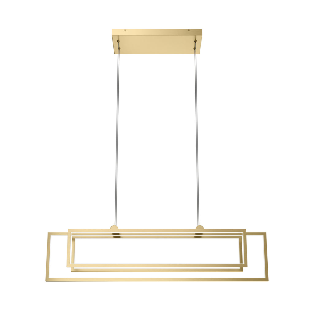 ELAN 84322CG Jestin Linear Chandelier - Champagne Gold