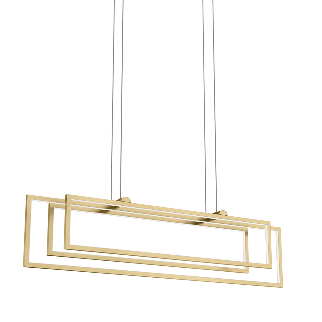 ELAN 84322CG Jestin Linear Chandelier - Champagne Gold
