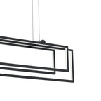 ELAN 84322MBK Jestin Linear Chandelier - Matte Black