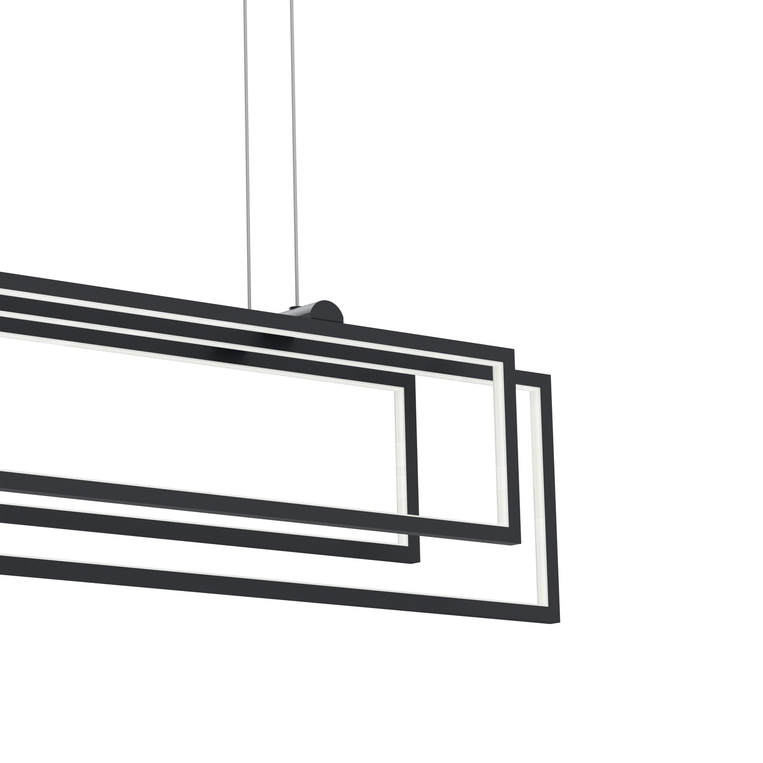 ELAN 84322MBK Jestin Linear Chandelier - Matte Black