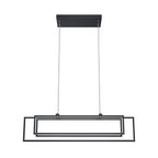 ELAN 84322MBK Jestin Linear Chandelier - Matte Black