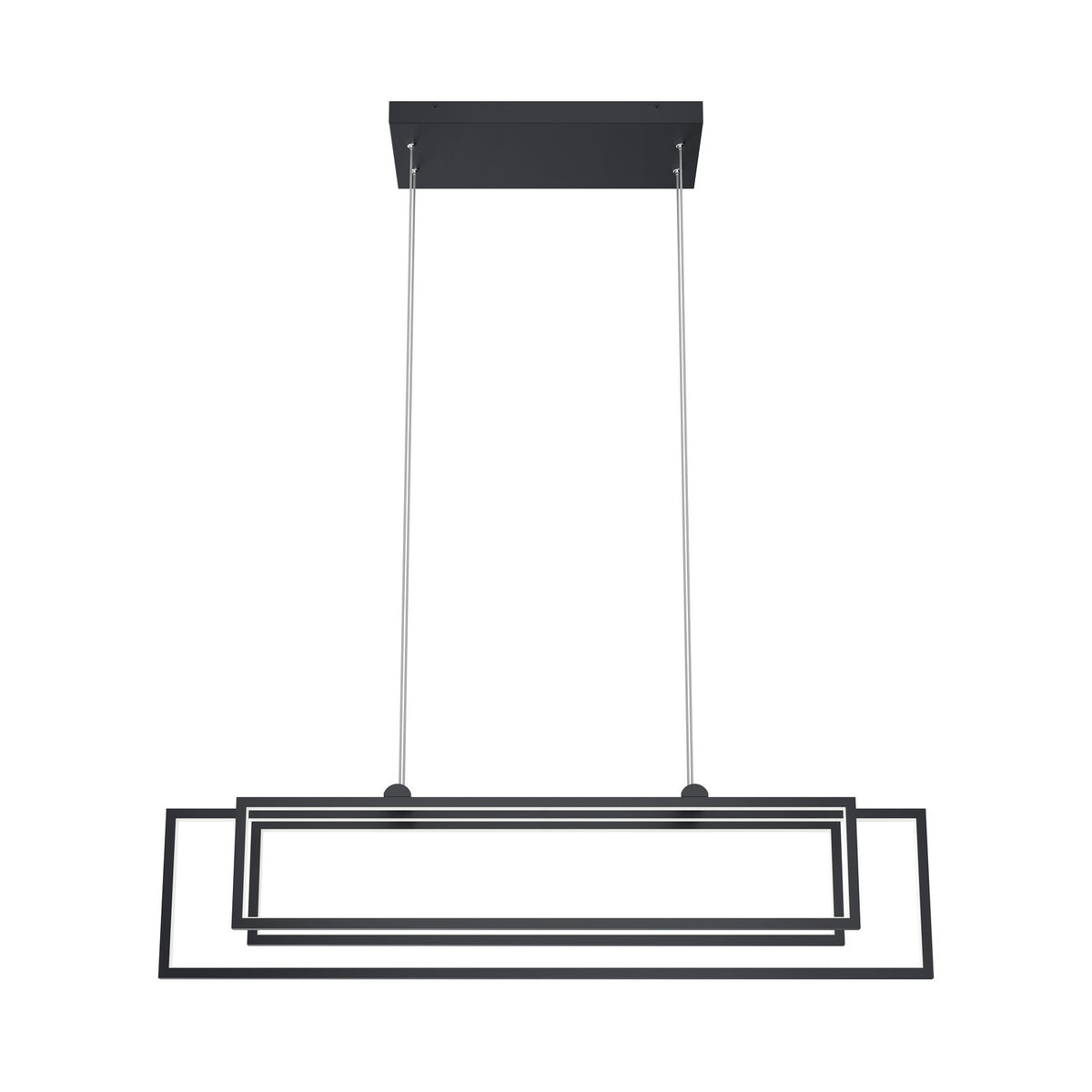 ELAN 84322MBK Jestin Linear Chandelier - Matte Black