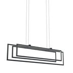 ELAN 84322MBK Jestin Linear Chandelier - Matte Black