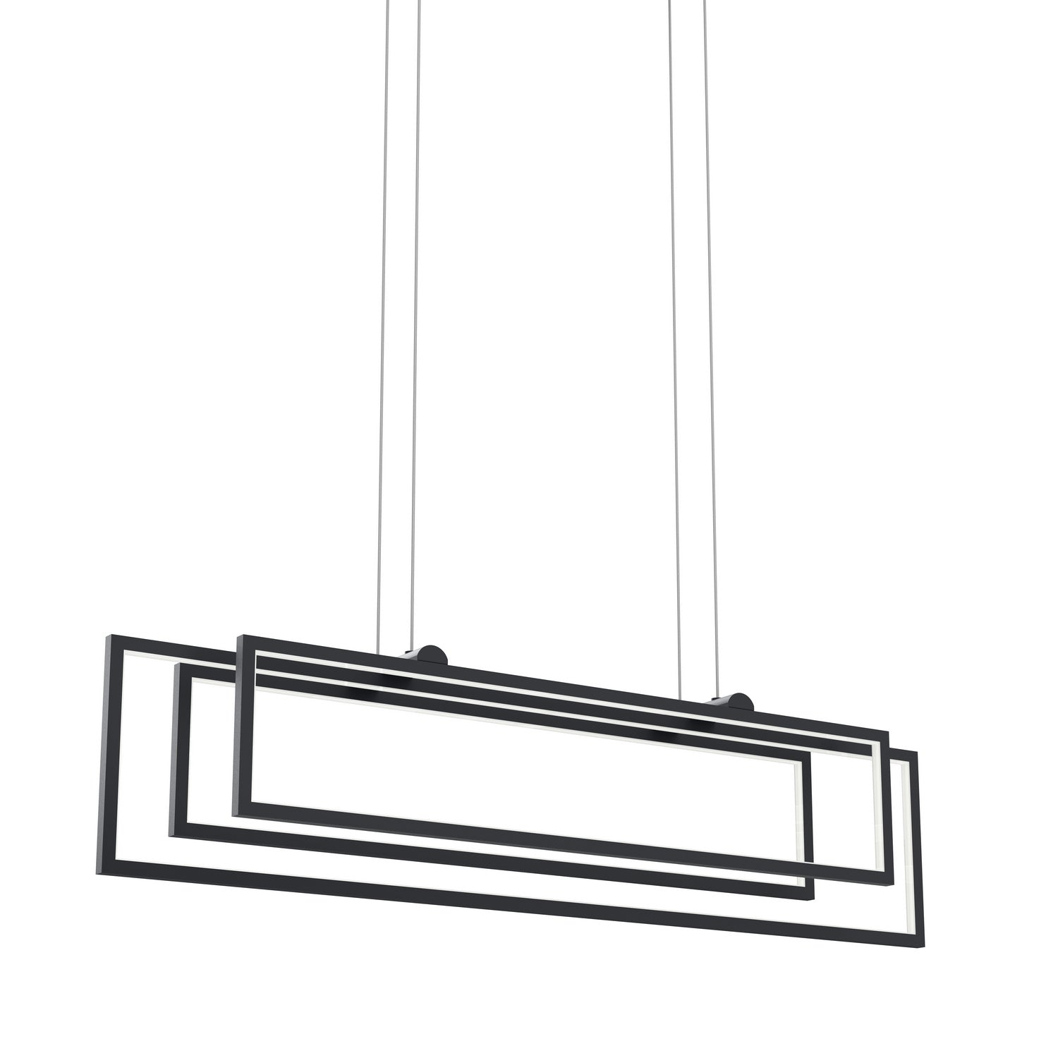 ELAN 84322MBK Jestin Linear Chandelier - Matte Black