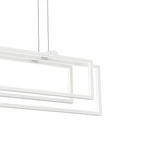 ELAN 84322WH Jestin Linear Chandelier - White
