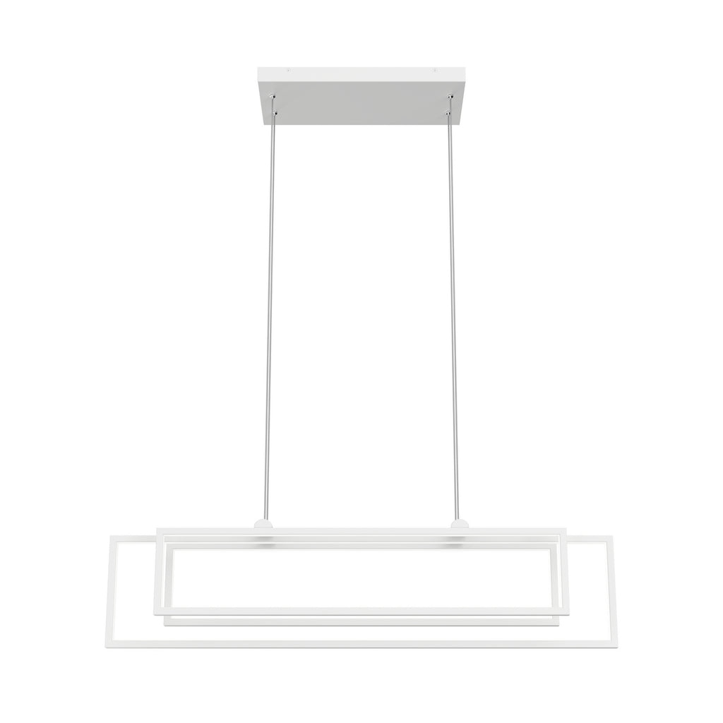 ELAN 84322WH Jestin Linear Chandelier - White